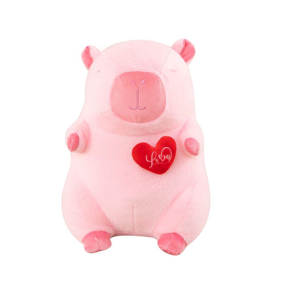 Stretchable Pink Love Capibara Plush Doll Cloth Doll Capibara Anime Fluffty Toy Christmas Toy 30cm
Stretchable Pink Love Capibara Plush Doll Cloth Doll Capibara Anime Fluffty Toy Christmas Toy 30cm