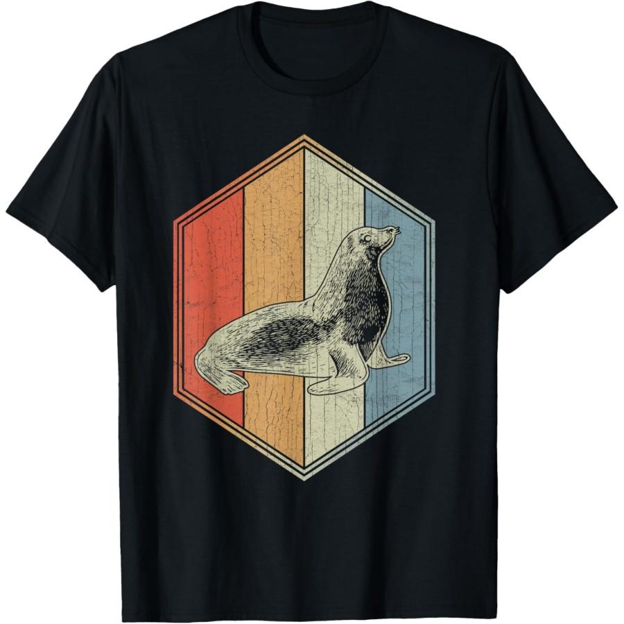 Sea Lion With Distressed Design Retro Sea Lion T-Shirt XXXXXL чорний
Sea Lion With Distressed Design Retro Sea Lion T-Shirt XXXXXL чорний