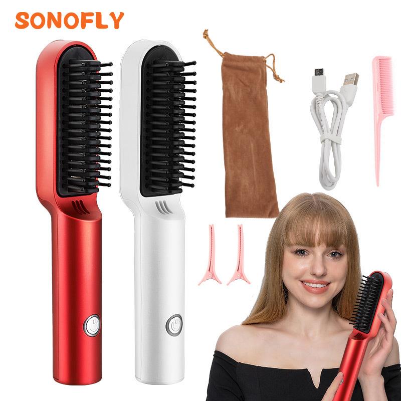 Беспроводной выпрямитель для волос SONOFLY, расческа, щетка для бороды, мини-электрические щипцы для завивки волос, многофункциональные щипцы для завивки волос, USB салонные инструменты JK-610
Беспроводной выпрямитель для волос SONOFLY, расческа, щетка для бороды, мини-электрические щипцы для завивки волос, многофункциональные щипцы для завивки волос, USB салонные инструменты JK-610
