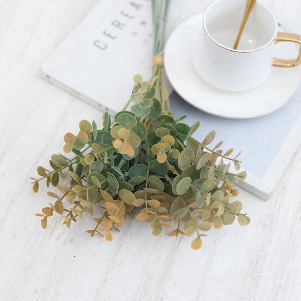 Leaf Stems Faux Eucalyptus Stems Plastic Material DIY Bouquet Materials Home Decoration
Leaf Stems Faux Eucalyptus Stems Plastic Material DIY Bouquet Materials Home Decoration