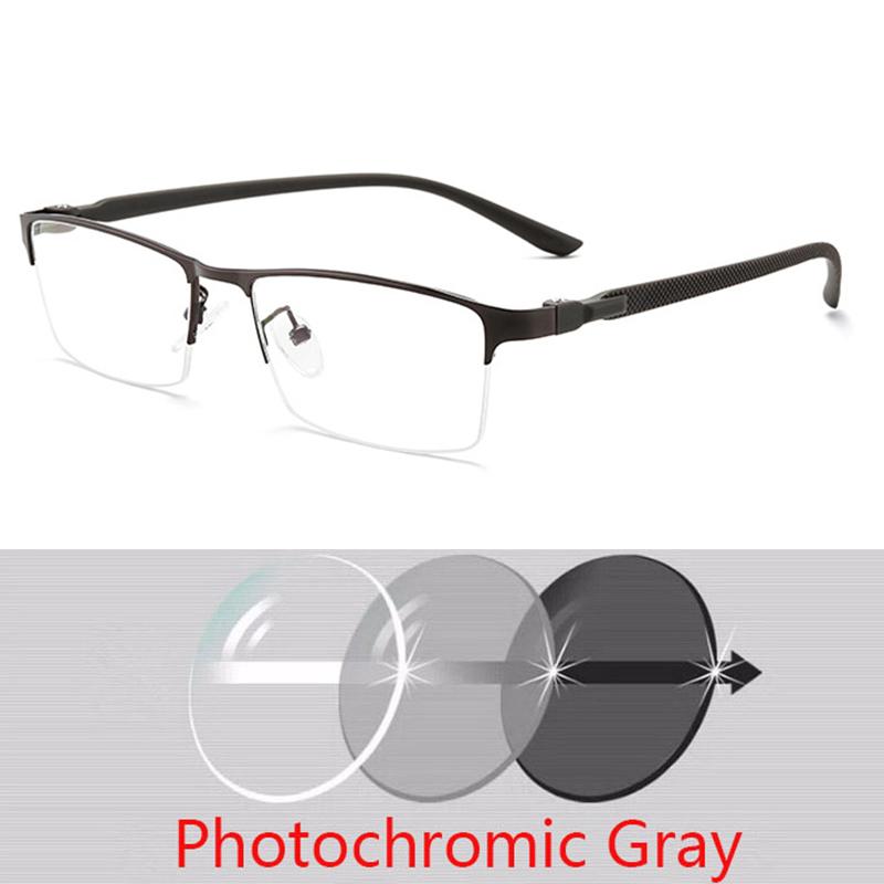 Photochromism Finished Nearsight Myopia Eyeglasses Half Metal Frames Degree Lens Diopters Glasses -1 -1.5 -2 -2.5 -3 -4 To -6 Myopia -4
Photochromism Finished Nearsight Myopia Eyeglasses Half Metal Frames Degree Lens Diopters Glasses -1 -1.5 -2 -2.5 -3 -4 To -6 Myopia -4