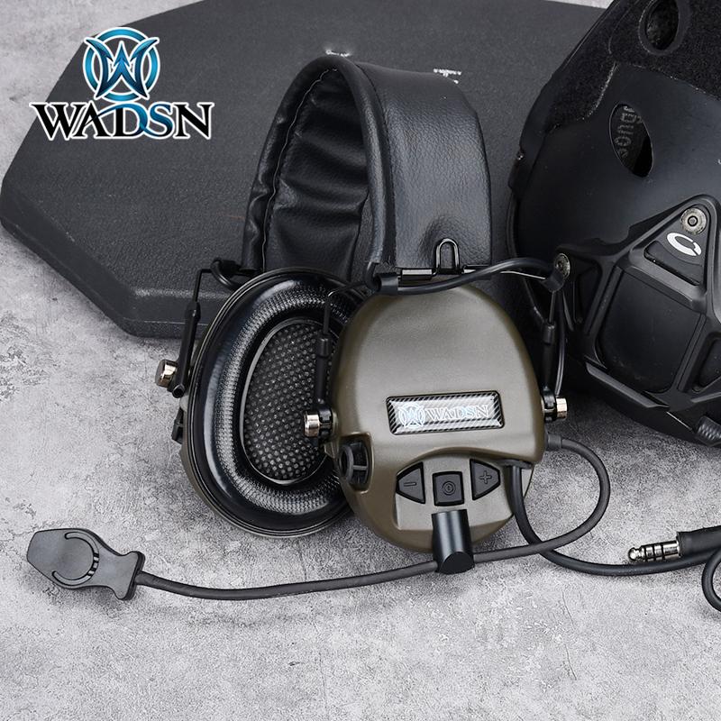 WADSN Tactical Headset MSA Sordin Communication Earphone Cortex Headwear Регульований мікрофон Kenwood PTT Airsoft Hunting Accessories DE
WADSN Tactical Headset MSA Sordin Communication Earphone Cortex Headwear Регульований мікрофон Kenwood PTT Airsoft Hunting Accessories DE