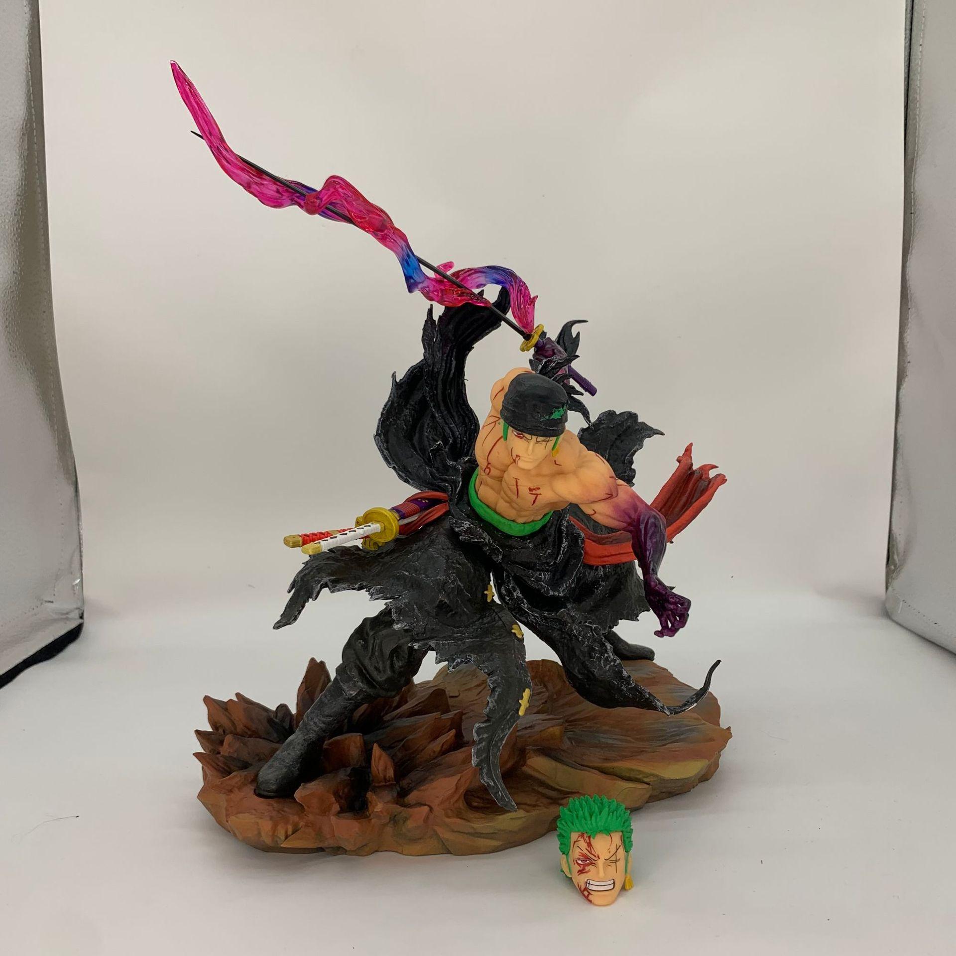 Anime One Piece Figure Model One Knife Flow Battle Roronoa Zoro Double Headed Action Statue Scene Boy Toy Decoration Gift
Anime One Piece Figure Model One Knife Flow Battle Roronoa Zoro Double Headed Action Statue Scene Boy Toy Decoration Gift