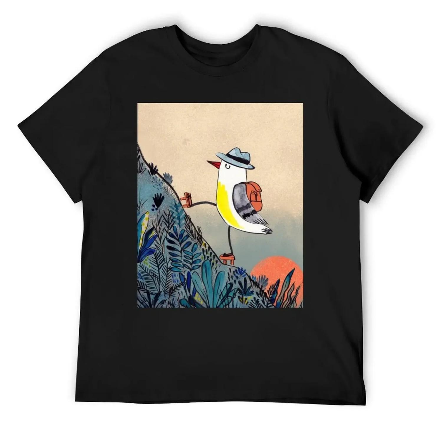 Mountain hiker bird at sunrise T-Shirt boys animal print valentines boutique clothes heavyweights tshirts for men S чёрный
Mountain hiker bird at sunrise T-Shirt boys animal print valentines boutique clothes heavyweights tshirts for men S чёрный