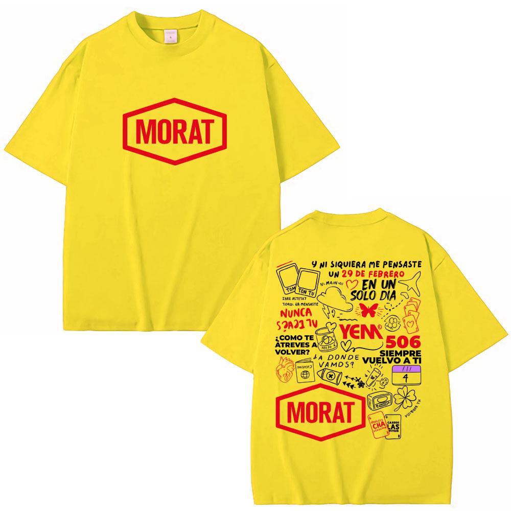 Rock Band Morat Tour Graphic Print T Shirts Men Women Hip Hop Trendy Harajuku T Shirt Oversized Cotton Fans Gifts T-Shirts 3XL
Rock Band Morat Tour Graphic Print T Shirts Men Women Hip Hop Trendy Harajuku T Shirt Oversized Cotton Fans Gifts T-Shirts 3XL