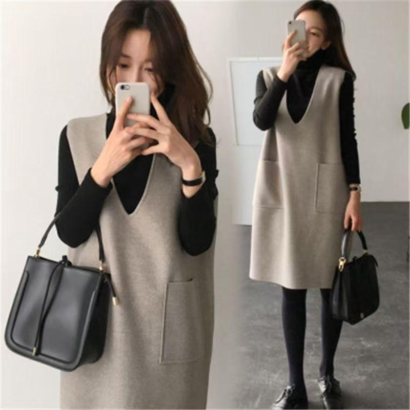 Korean-Style Wool Vest Dress Set - Autumn/Winter 2025 M сірий колір
Korean-Style Wool Vest Dress Set - Autumn/Winter 2025 M сірий колір