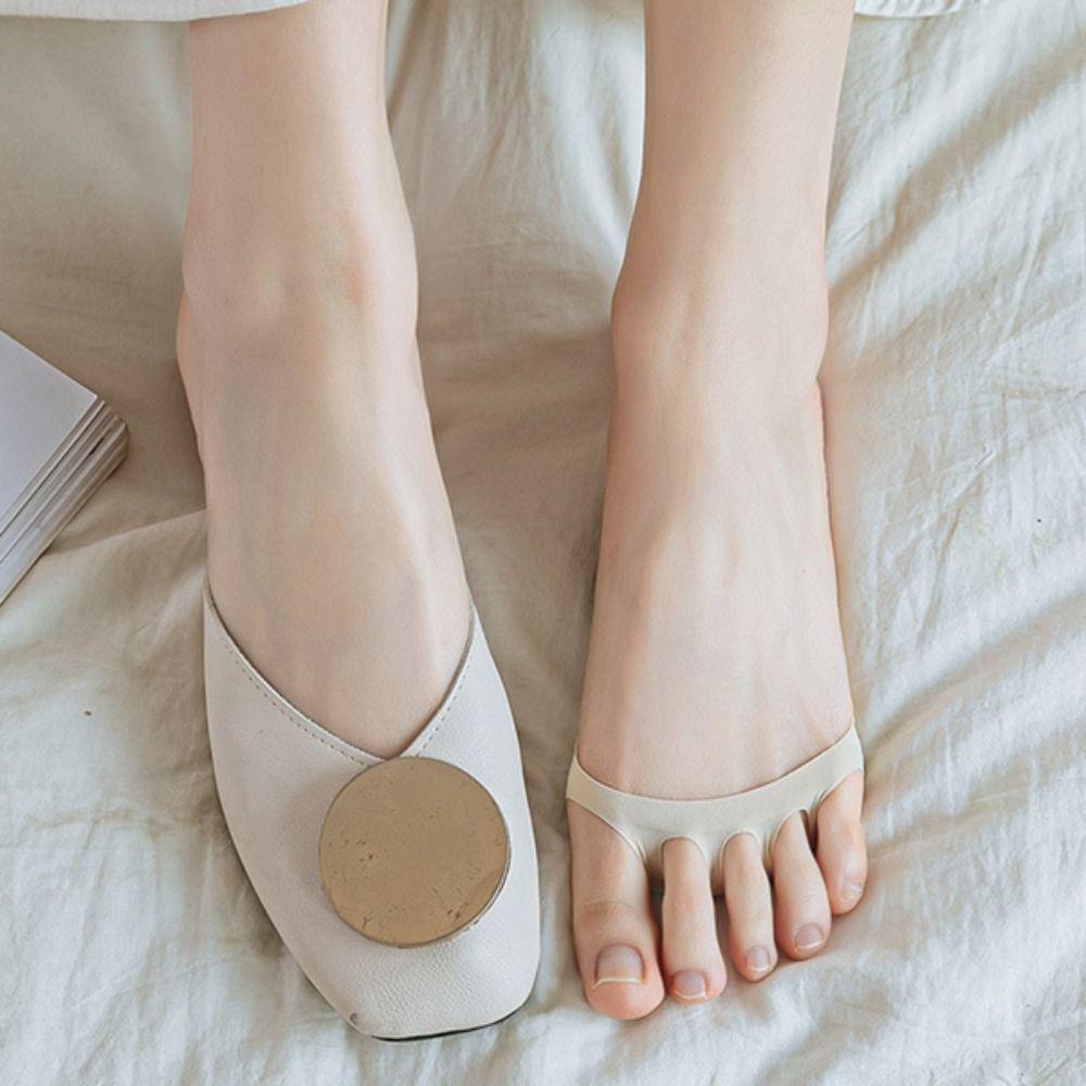 Anti-Slip Open Five Toes Socks Wear-resistant Invisible Half Socks Five Toes Forefoot Pad Women сірий
Anti-Slip Open Five Toes Socks Wear-resistant Invisible Half Socks Five Toes Forefoot Pad Women сірий