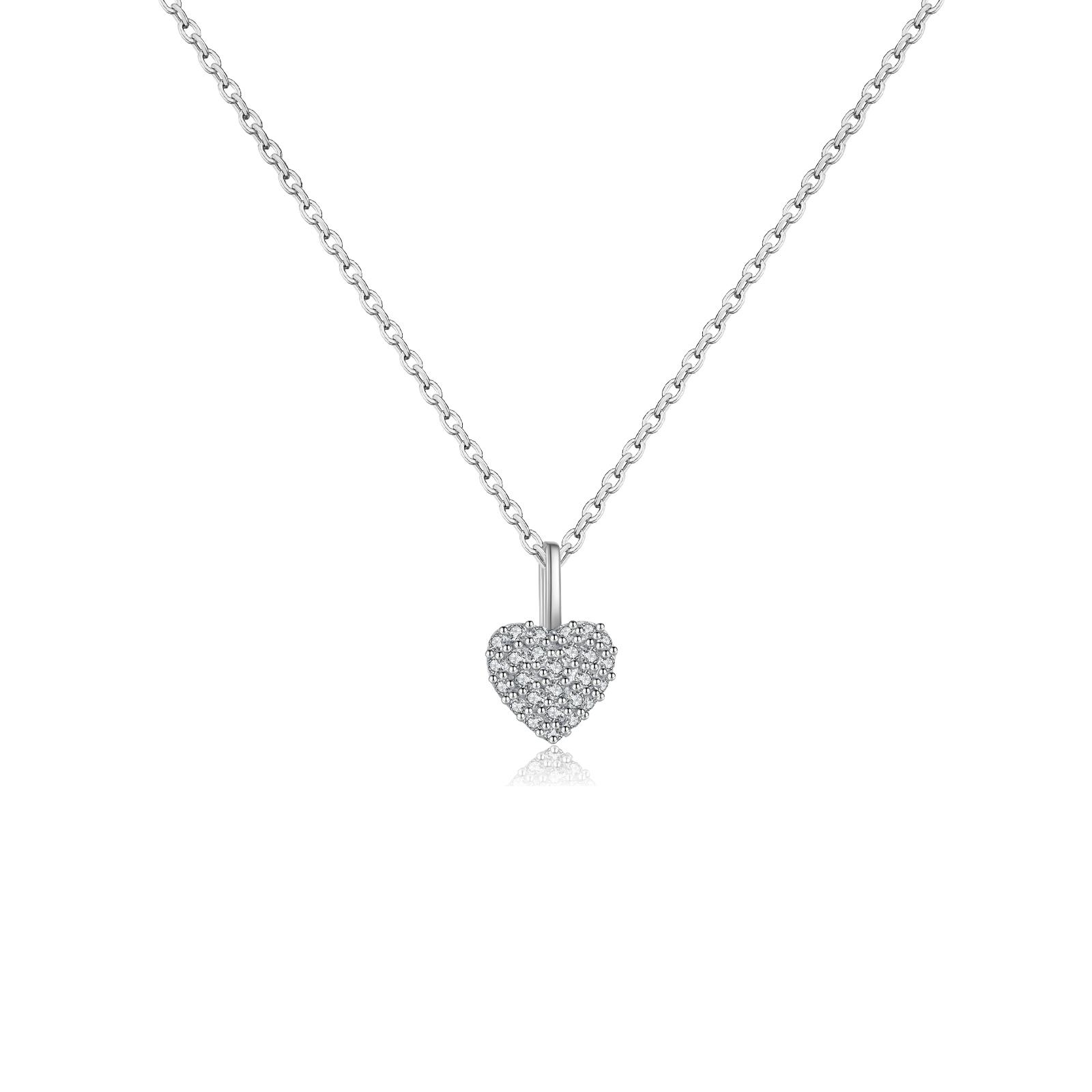 New 925 Sterling Silver Heart Full Zircon Pendant Long Chain Necklace Luxury Classical Women Dainty Fine Wedding Jewelry серебряный
New 925 Sterling Silver Heart Full Zircon Pendant Long Chain Necklace Luxury Classical Women Dainty Fine Wedding Jewelry серебряный