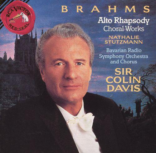 CD JOHANNES BRAHMS , SIR COLIN DAVIS , - Alto Rhapsody And Choral Works 09026612012 RCA Victor Red 1993 US Classical Used
CD JOHANNES BRAHMS , SIR COLIN DAVIS , - Alto Rhapsody And Choral Works 09026612012 RCA Victor Red 1993 US Classical Used
