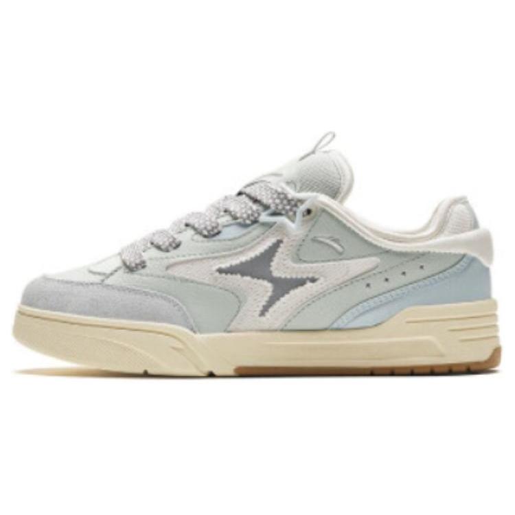 Anta Slip Resistant Abrasion Resistant Low top Skateboard Shoes Women s Gray Green 922418071-6 36.5
Anta Slip Resistant Abrasion Resistant Low top Skateboard Shoes Women s Gray Green 922418071-6 36.5