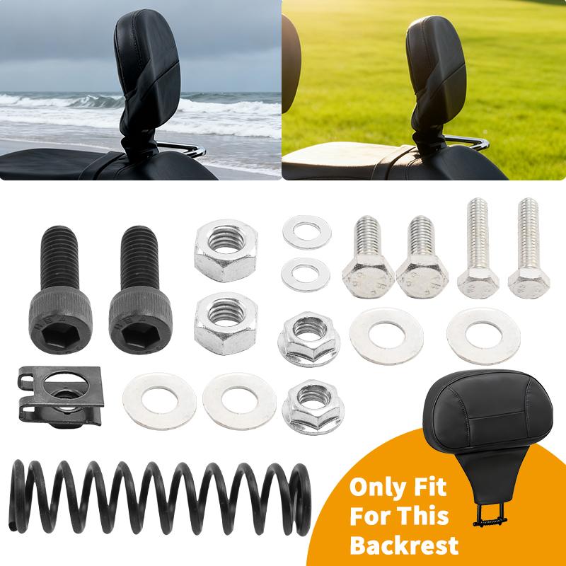 For Harley Touring Road King Street Glide Electra Road Glide 09-up Motorcycle Driver Backrest Bolt 1Set Rider Screw Hardware Kit
For Harley Touring Road King Street Glide Electra Road Glide 09-up Motorcycle Driver Backrest Bolt 1Set Rider Screw Hardware Kit