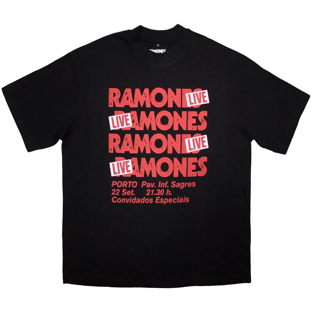 Ramones Oversized T-Shirt: Concert (Black) OFFICIAL NEW 3XL
Ramones Oversized T-Shirt: Concert (Black) OFFICIAL NEW 3XL