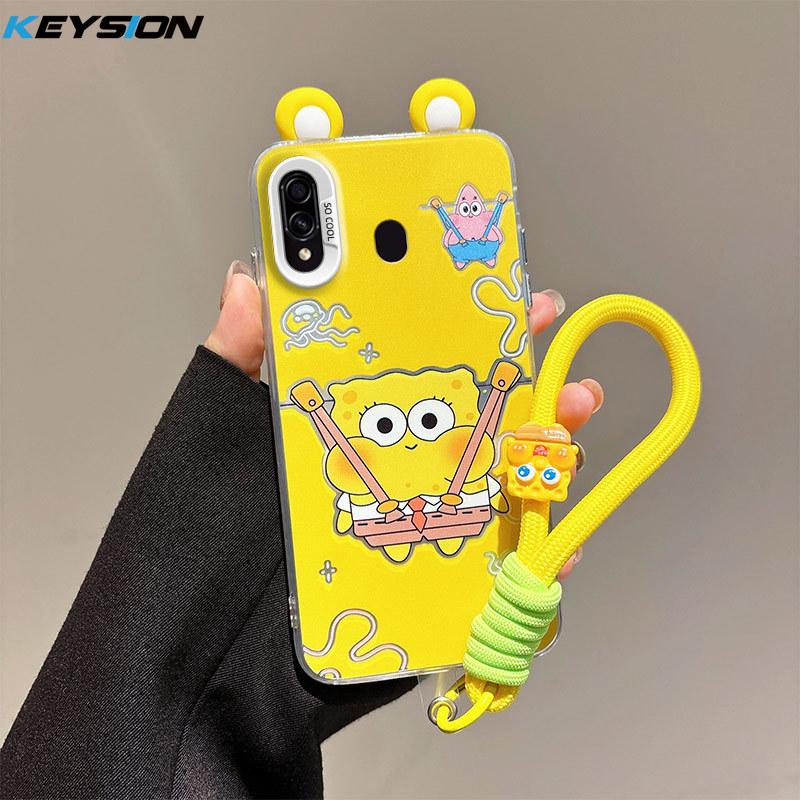 KEYSION Милый мультяшный чехол для ушей для Samsung A30 A20 со шнурком Мягкий силикон+ПК Ударопрочная задняя крышка для телефона для Galaxy A20 A30 for Samsung A30
KEYSION Милый мультяшный чехол для ушей для Samsung A30 A20 со шнурком Мягкий силикон+ПК Ударопрочная задняя крышка для телефона для Galaxy A20 A30 for Samsung A30