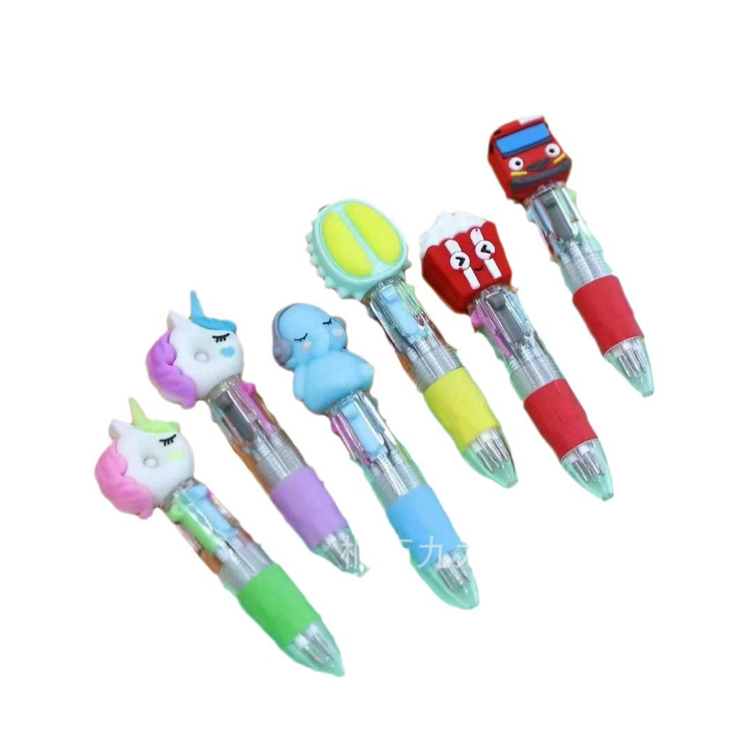 Mini 4-Color Cartoon Animal Ballpoint Pen with Custom Logo for Christmas No Cartoon Head
Mini 4-Color Cartoon Animal Ballpoint Pen with Custom Logo for Christmas No Cartoon Head