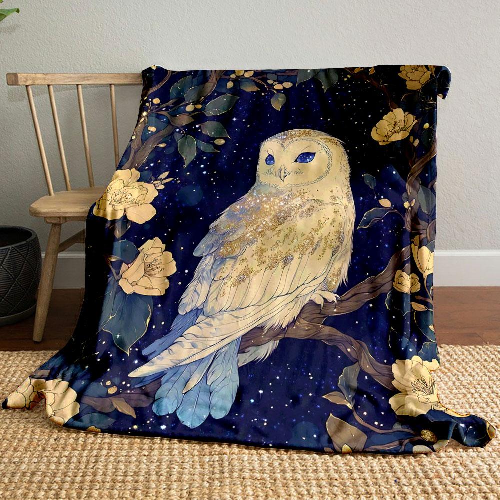 Starry Night Floral Owl Blanket bedroom Blanket for Livingroom Couch lunch break Soft throw for Friend s festival Gift 80cm x 120cm
Starry Night Floral Owl Blanket bedroom Blanket for Livingroom Couch lunch break Soft throw for Friend s festival Gift 80cm x 120cm