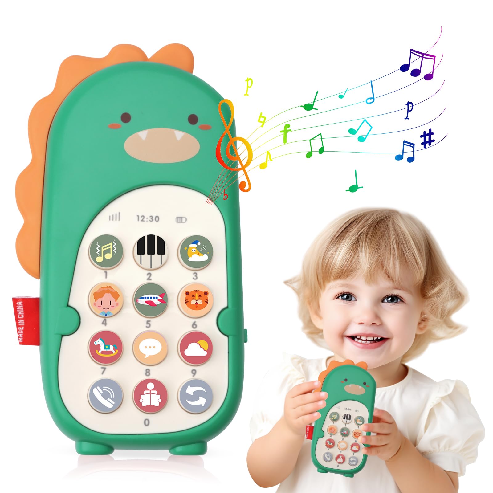 TeamSky Baby Popular Cell Phone Educational Toddler Birthday Dinosaur Battery Adjustable English For 6 1 Year 2 Year Half Screwdriver Japanese
TeamSky Baby Popular Cell Phone Educational Toddler Birthday Dinosaur Battery Adjustable English For 6 1 Year 2 Year Half Screwdriver Japanese
