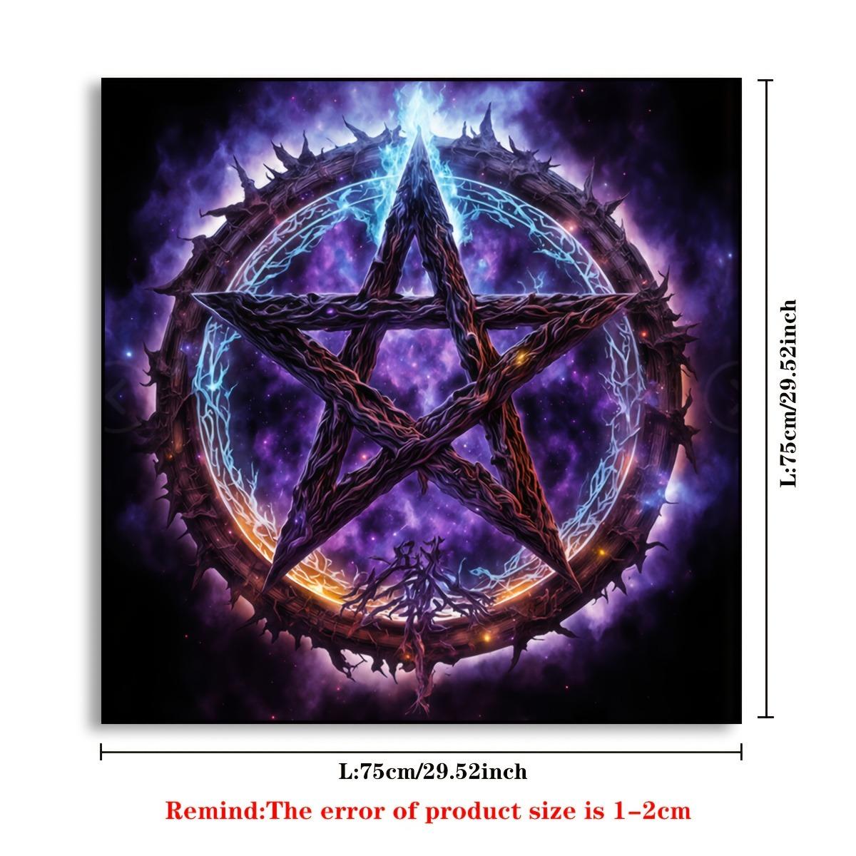 Thorn Pentagram Altar Cloth - Cosmic Witchcraft Tarot Tablecloth for Divination, Spiritual Rituals, Gothic Decor, Table Cover 50x50cm
Thorn Pentagram Altar Cloth - Cosmic Witchcraft Tarot Tablecloth for Divination, Spiritual Rituals, Gothic Decor, Table Cover 50x50cm