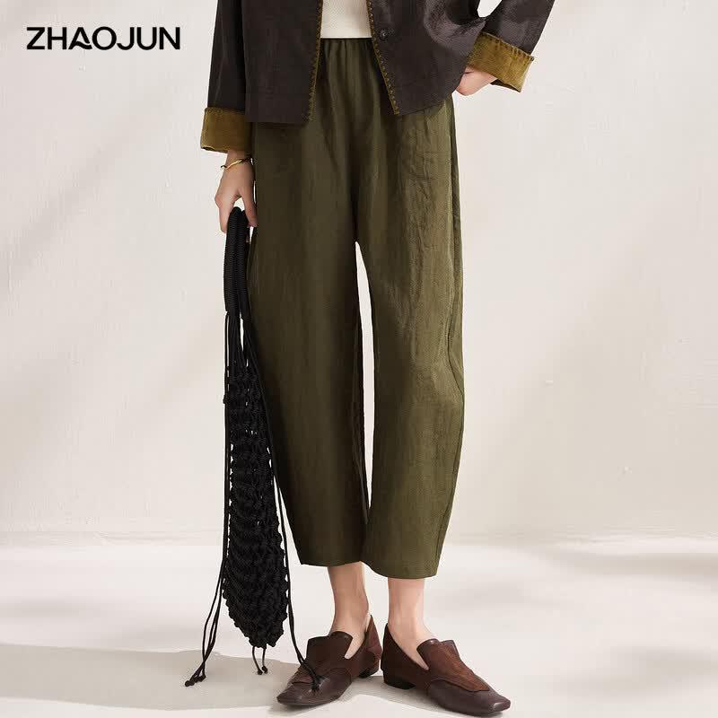 Petite Women s Xiangyunsha Mulberry Silk Cropped Straight-Leg Pants 2XL
Petite Women s Xiangyunsha Mulberry Silk Cropped Straight-Leg Pants 2XL