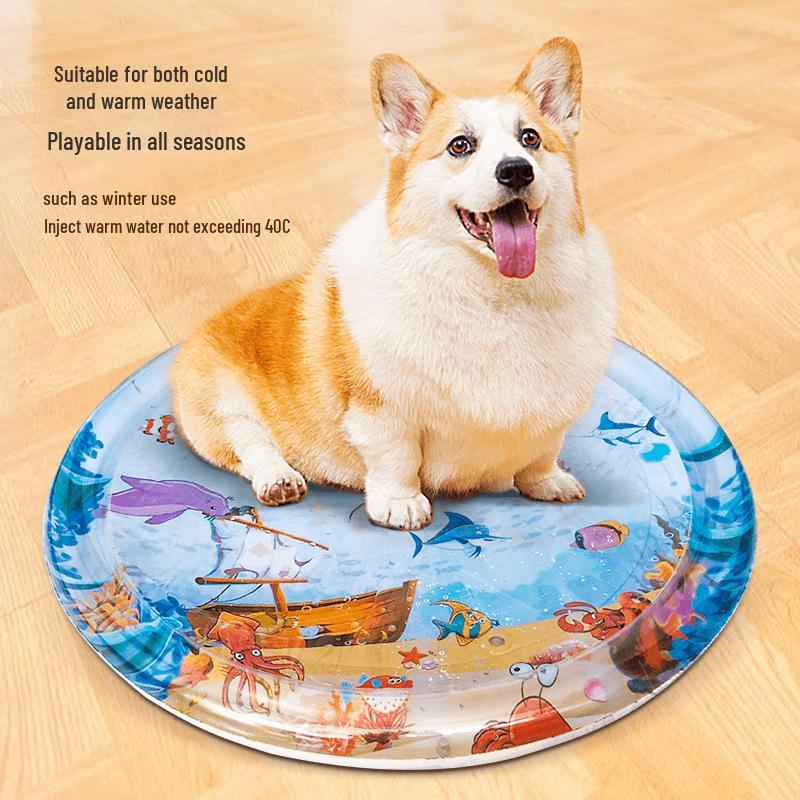 Large Inflatable Water-Filled Cooling Pad for Pets - Thick, Anti-Scratch Design for Cats and Dogs Pump
Large Inflatable Water-Filled Cooling Pad for Pets - Thick, Anti-Scratch Design for Cats and Dogs Pump