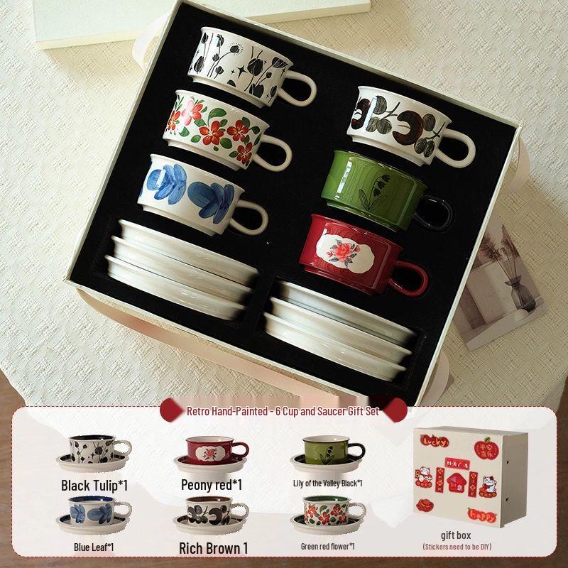 Exquisite Ceramic Coffee Cup Gift Set
Exquisite Ceramic Coffee Cup Gift Set
