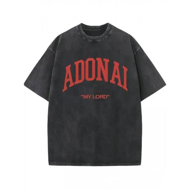 Men s Vintage Washed ADONAI Graphic T-Shirt - Casual, Crew Neck, Short Sleeves, Outdoor Casual T-Shirt | Crew Neck Top | Knit Texture, Vintage T-Shirt S
Men s Vintage Washed ADONAI Graphic T-Shirt - Casual, Crew Neck, Short Sleeves, Outdoor Casual T-Shirt | Crew Neck Top | Knit Texture, Vintage T-Shirt S