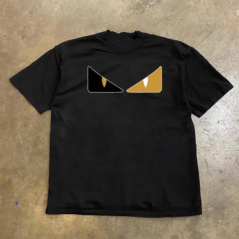 2024 Small Eyes Short Sleeve Cotton T-shirt for Men and Women Summer Slimming American High Street Design Emotional Lovers Top 4XL
2024 Small Eyes Short Sleeve Cotton T-shirt for Men and Women Summer Slimming American High Street Design Emotional Lovers Top 4XL