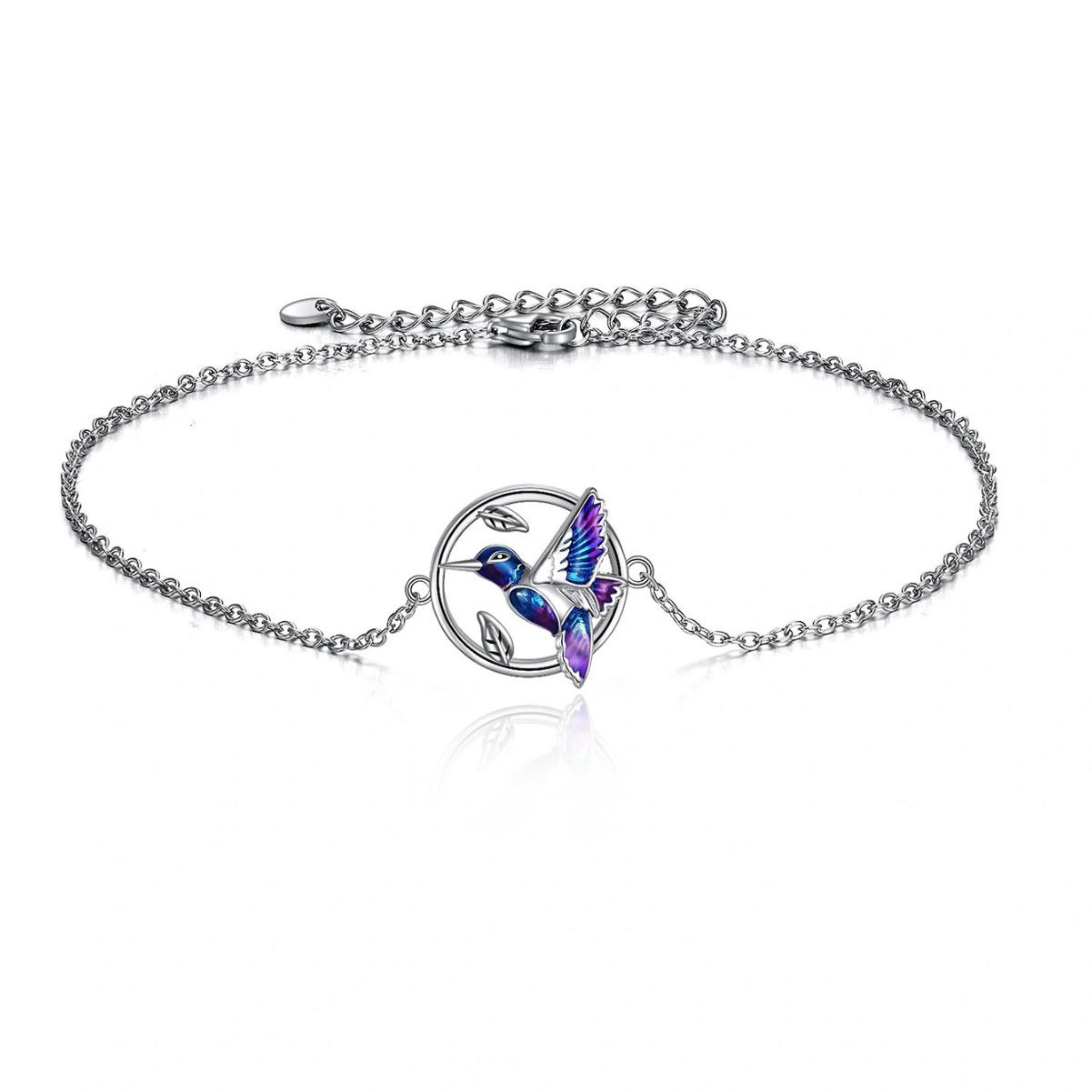 S925 Silver Enamel Hummingbird Bracelet - Fashionable and Versatile 925 Silver белый
S925 Silver Enamel Hummingbird Bracelet - Fashionable and Versatile 925 Silver белый