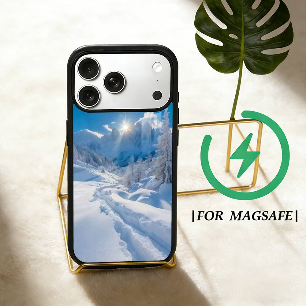Winter Snow mountain Phone Case For iPhone 17,16,15,14,13,12,Plus,Pro,Max for Magsafe Magnetic Wireless Charging iPhone11
Winter Snow mountain Phone Case For iPhone 17,16,15,14,13,12,Plus,Pro,Max for Magsafe Magnetic Wireless Charging iPhone11