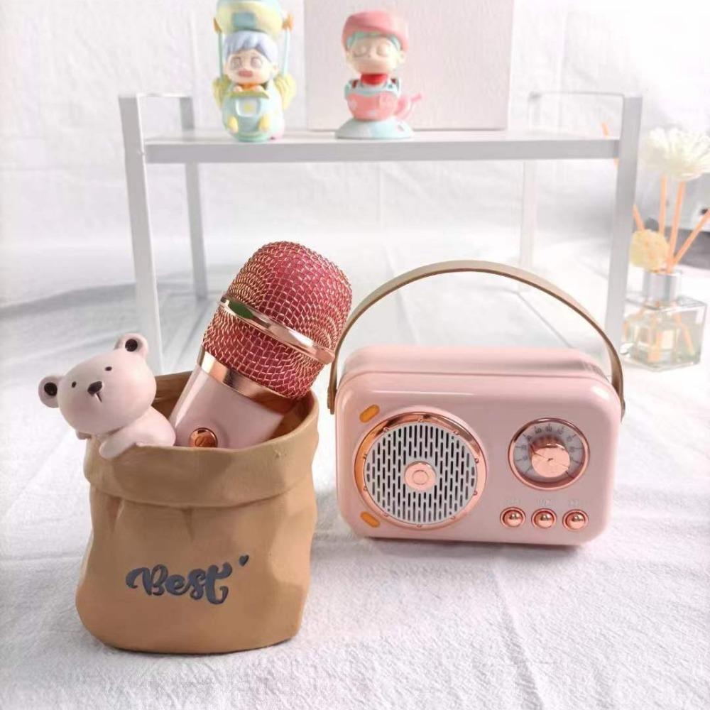 with 1 Wireless Microphone Bluetooth Speaker Mini Karaoke Machine Children s Gift зелений
with 1 Wireless Microphone Bluetooth Speaker Mini Karaoke Machine Children s Gift зелений