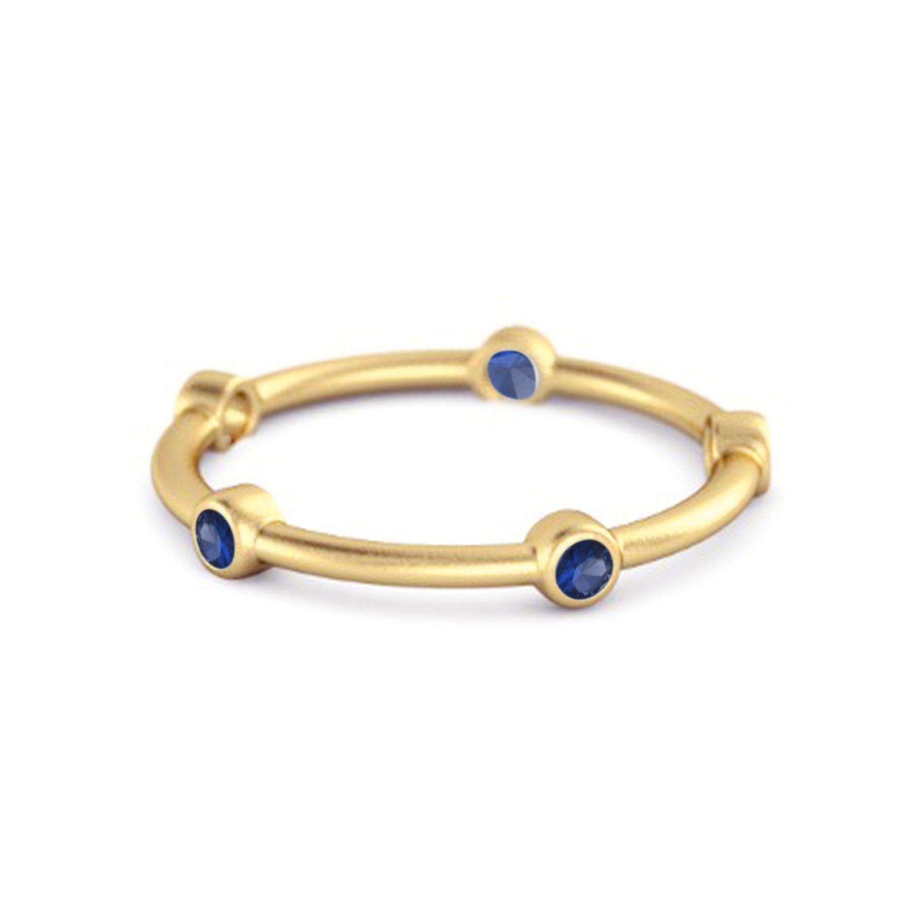 925 Sterling Silver Gold Vermeil Stackable Wedding Band Blue Sapphire Five Stone Ring 6.5 жовтий
925 Sterling Silver Gold Vermeil Stackable Wedding Band Blue Sapphire Five Stone Ring 6.5 жовтий