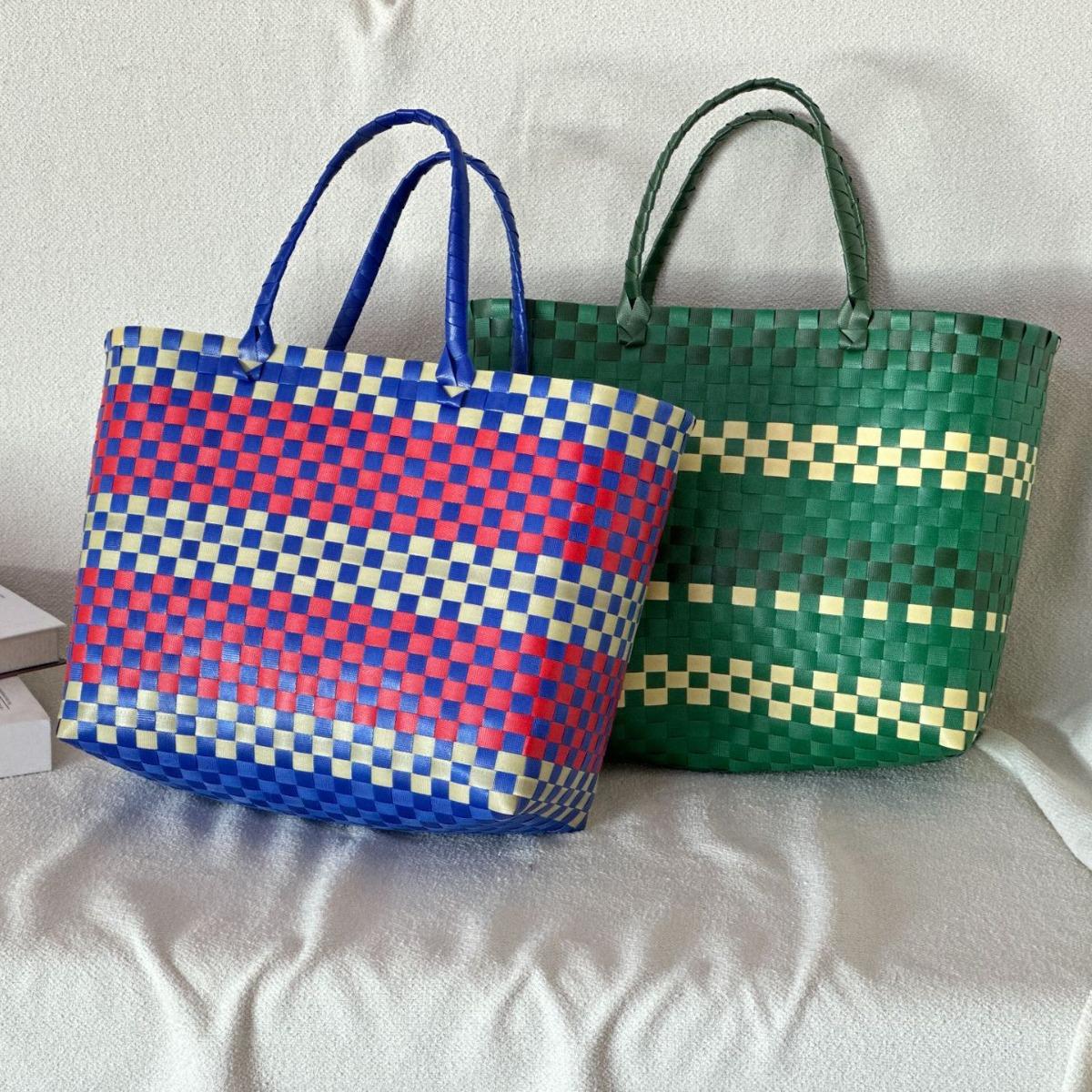 M Home, Large Capacity Hand-woven Vegetable Basket Open Shopping Bag Daily Versatile Commuter Women s Shoulder Handbag 34*14*29 зелёный
M Home, Large Capacity Hand-woven Vegetable Basket Open Shopping Bag Daily Versatile Commuter Women s Shoulder Handbag 34*14*29 зелёный