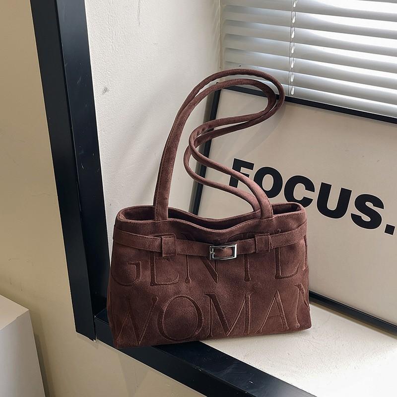 Fashionable All-matching Lazy Bag Women 2025 New Style Simple Letters Western-style Handbag Shoulder коричневий
Fashionable All-matching Lazy Bag Women 2025 New Style Simple Letters Western-style Handbag Shoulder коричневий