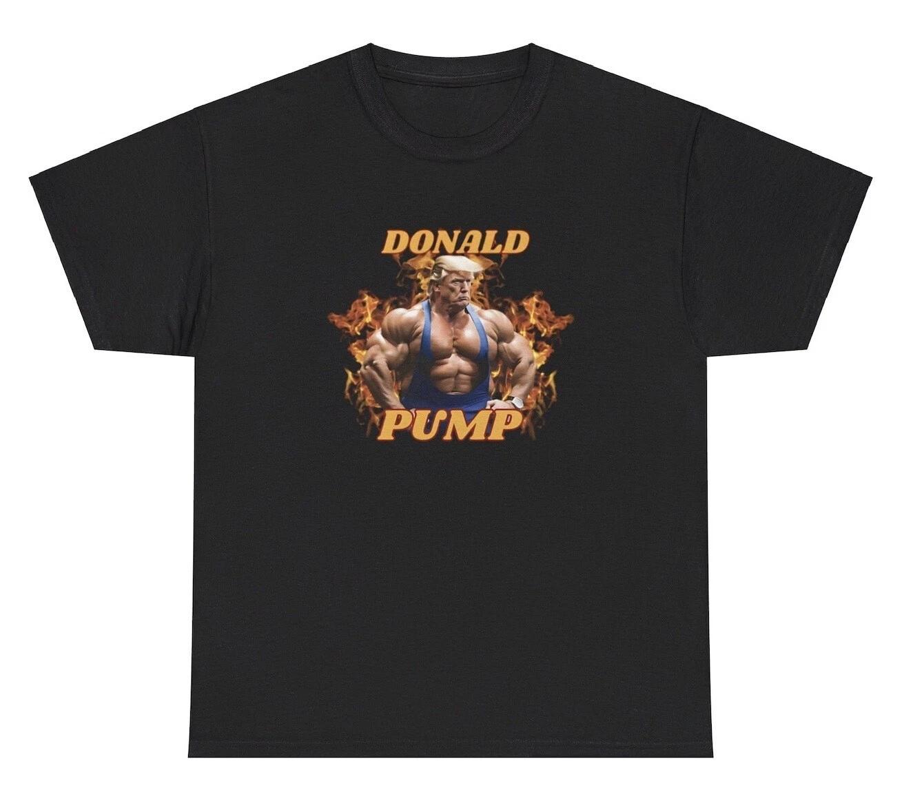 Donald Pump T Shirt Funny Republican Humor Pump Cover Oddly Specific Joke Tee 4XL
Donald Pump T Shirt Funny Republican Humor Pump Cover Oddly Specific Joke Tee 4XL
