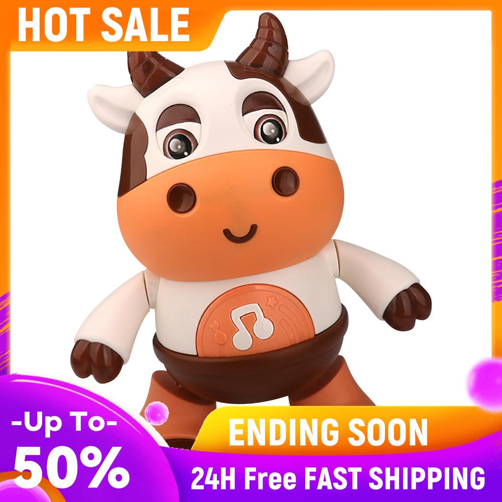 Baby Dancing Cow Toy Light Up Musical Cow Dancing Toy with Sounds and Lights Musical Toys for Baby and Toddler China Mainland
Baby Dancing Cow Toy Light Up Musical Cow Dancing Toy with Sounds and Lights Musical Toys for Baby and Toddler China Mainland