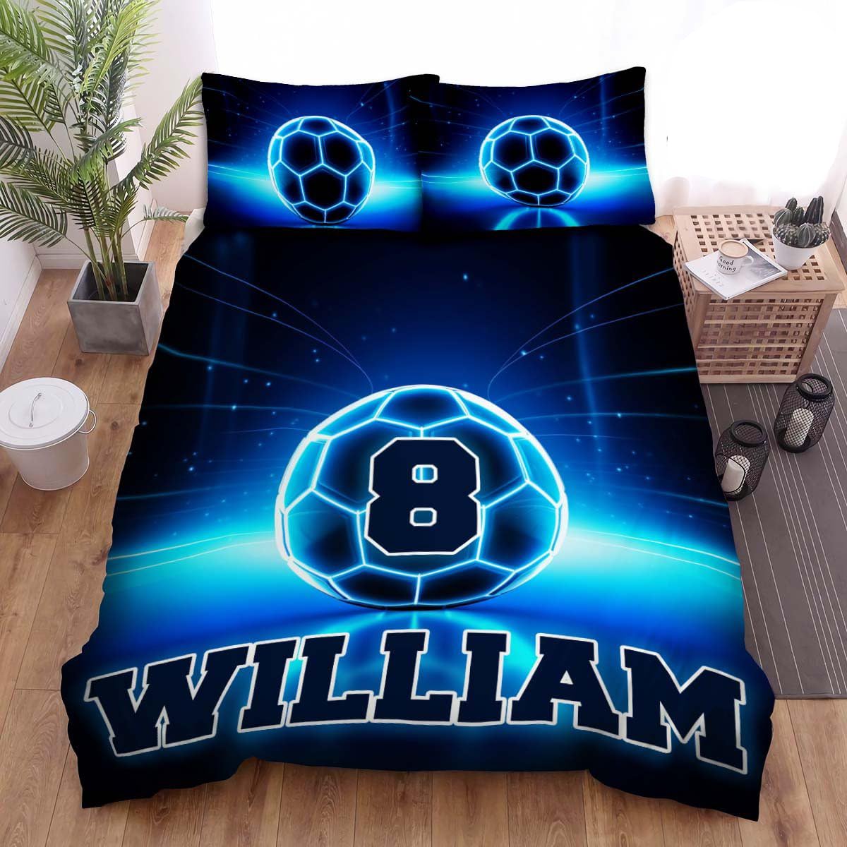Soccer Duvet Cover Tie Dye Bedding Set For Kids Boys Girls Teens Decor Black White Comforter Cover Set King Size Sports Games EU Single(135*200cm)3pcs
Soccer Duvet Cover Tie Dye Bedding Set For Kids Boys Girls Teens Decor Black White Comforter Cover Set King Size Sports Games EU Single(135*200cm)3pcs
