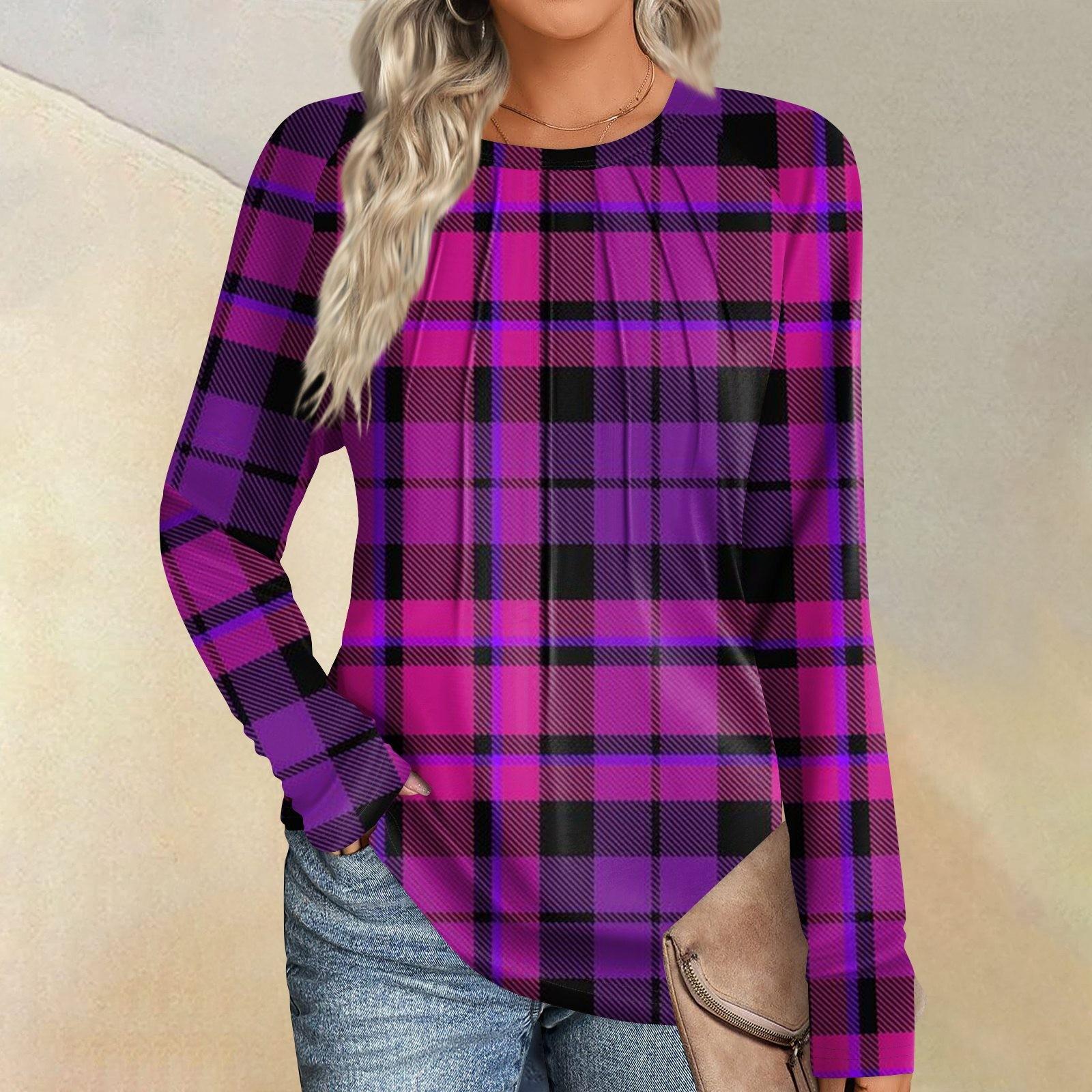 Жіночий модний повсякденний топ у смужку, кольорові блоки з довгим рукавом і круглим вирізом M
Жіночий модний повсякденний топ у смужку, кольорові блоки з довгим рукавом і круглим вирізом M