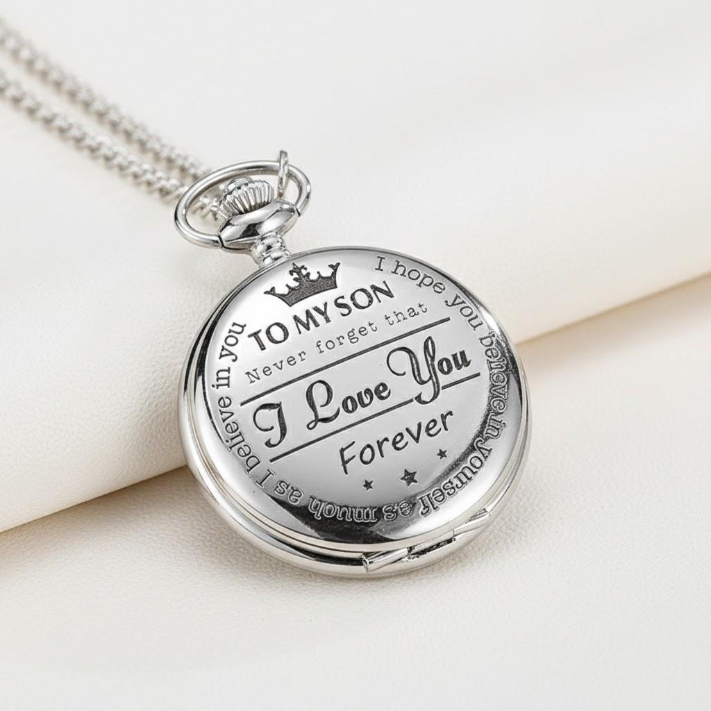 Vintage Round Roman Numeral Pendant Pocket Watch for Men Chain Gift Christmas Birthday Graduation срібний
Vintage Round Roman Numeral Pendant Pocket Watch for Men Chain Gift Christmas Birthday Graduation срібний