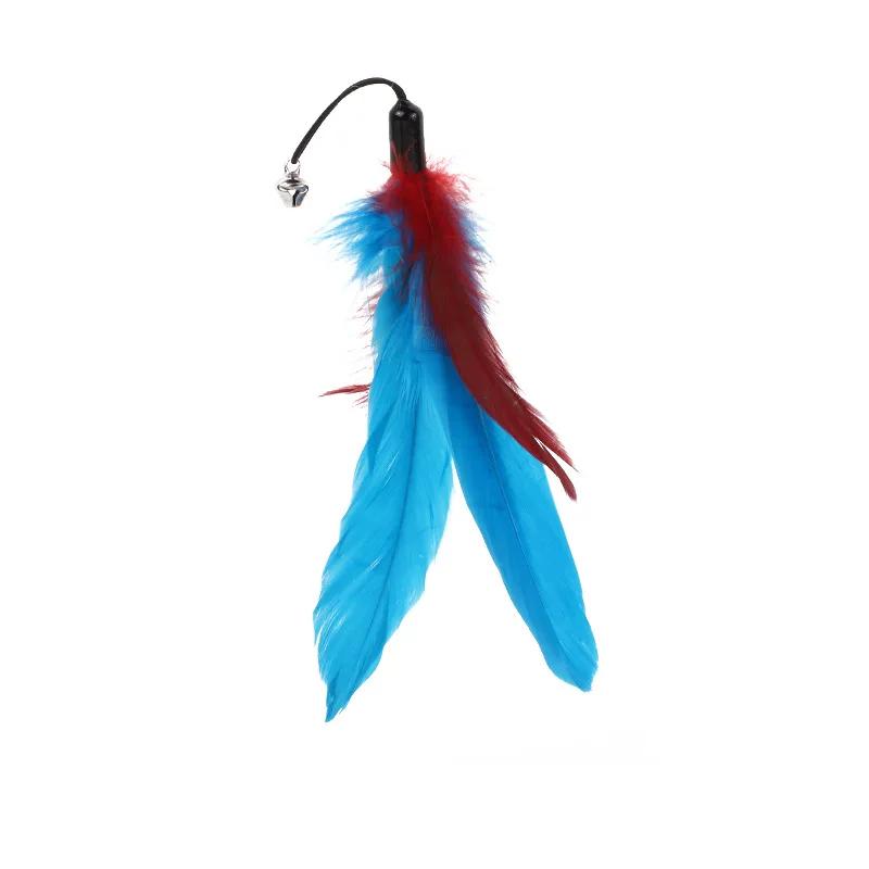 Pet Cat Toy with Bell Color Feather Toy Fishing Rod Replacement Head Feather Funny Cat Toy Cat Interactive Toys 16cm зелёный
Pet Cat Toy with Bell Color Feather Toy Fishing Rod Replacement Head Feather Funny Cat Toy Cat Interactive Toys 16cm зелёный