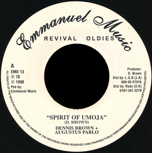 7-дюймовая пластинка DENNIS BROWN AUGUSTUS PABLO Spirit Of Umoja NONE 1998 Ямайка Регги Ска Даб Б/у
7-дюймовая пластинка DENNIS BROWN AUGUSTUS PABLO Spirit Of Umoja NONE 1998 Ямайка Регги Ска Даб Б/у
