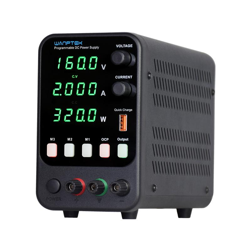 Wanptek APS1602H Источник питания постоянного тока 160 В, 2 А, 320 Вт, светодиодный дисплей с крутым вентилятором, лабораторная программируемая функция памяти, вилка европейского/американского стандарта
Wanptek APS1602H Источник питания постоянного тока 160 В, 2 А, 320 Вт, светодиодный дисплей с крутым вентилятором, лабораторная программируемая функция памяти, вилка европейского/американского стандарта