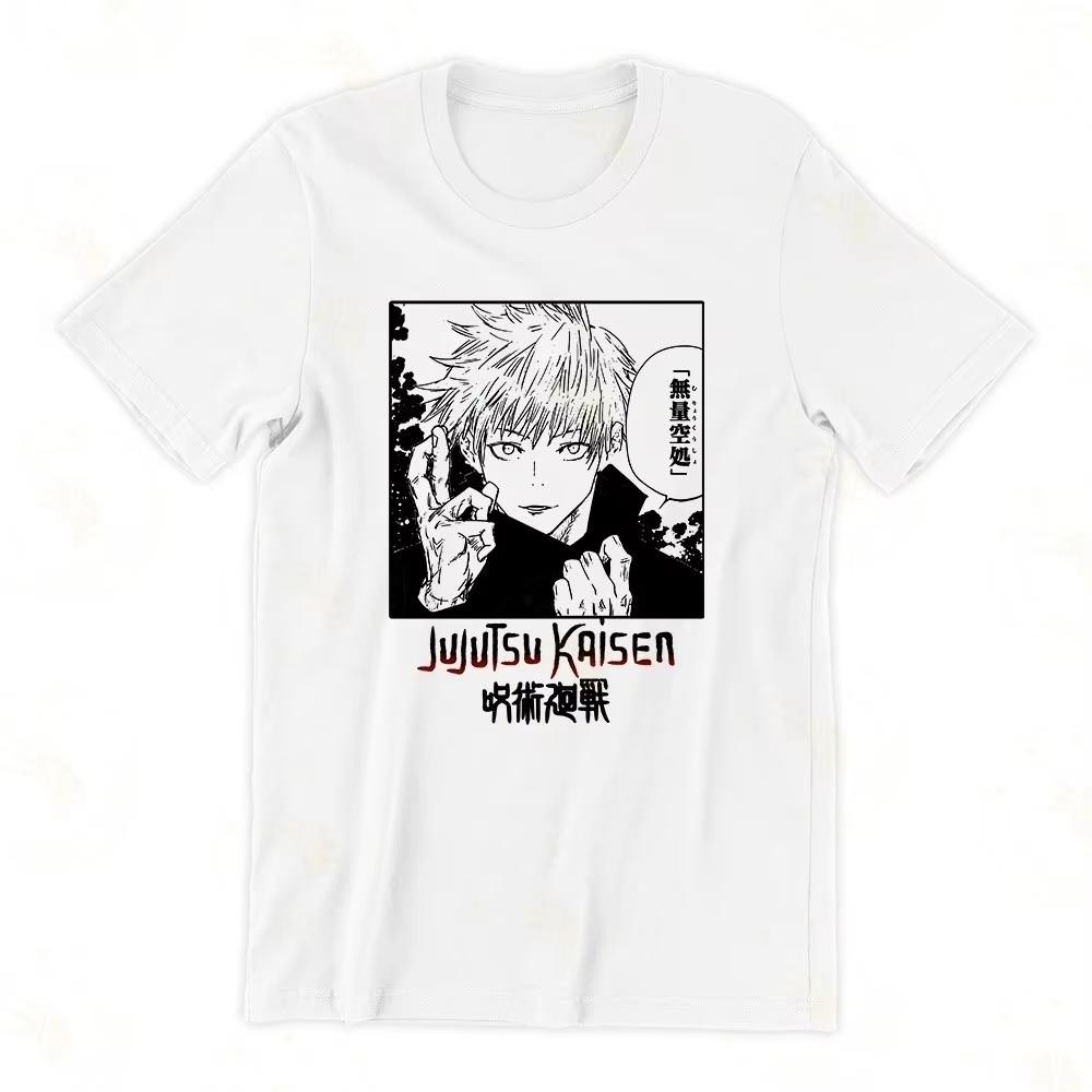 Jujutsu Kaisen Gojo Anime Men Women Summer T-Shirt Harajuku Vintage Short Sleeve Loose Casual Oversized Fitness Comfort Y2k Top 4XL
Jujutsu Kaisen Gojo Anime Men Women Summer T-Shirt Harajuku Vintage Short Sleeve Loose Casual Oversized Fitness Comfort Y2k Top 4XL