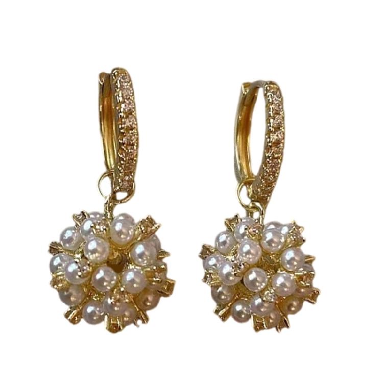 French Pearls Zircon Hoop Earrings for Women Handmade Rhinestones Dangle Earring Jewelry Gifts Party Wear Accessories 1
French Pearls Zircon Hoop Earrings for Women Handmade Rhinestones Dangle Earring Jewelry Gifts Party Wear Accessories 1