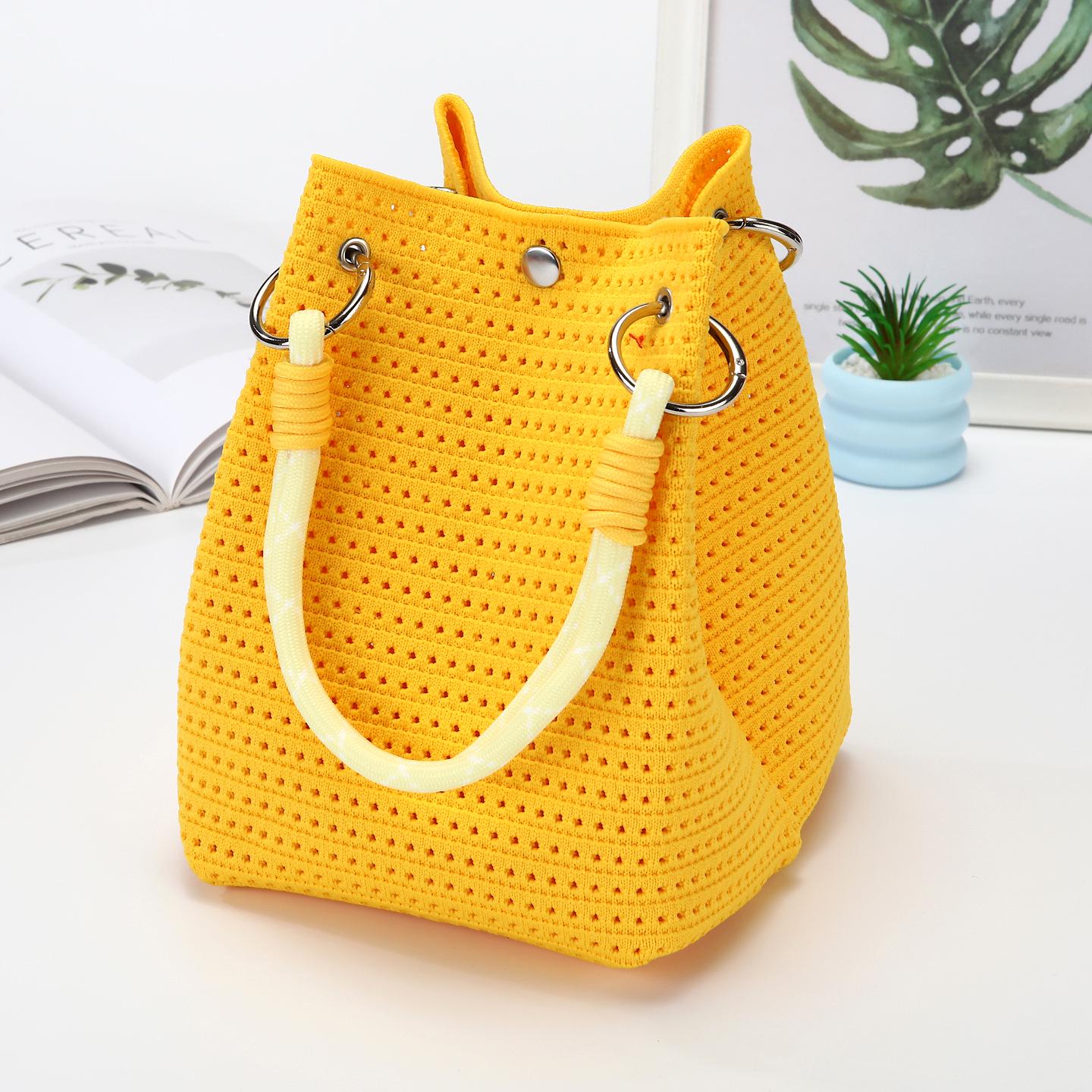 Стильна жіноча в язана сумка-відро – Повсякденна, універсальна та портативна
Стильна жіноча в язана сумка-відро – Повсякденна, універсальна та портативна