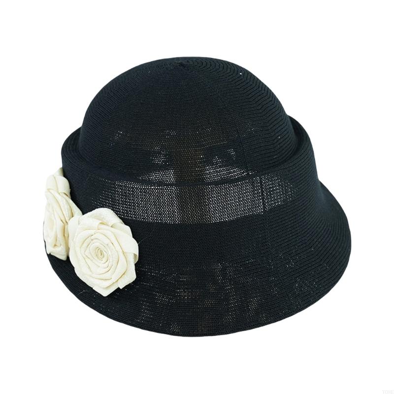 French Sun Hat With Camellia Rolled And Sun For Women Outdoor Beach Travel Y08E чорний
French Sun Hat With Camellia Rolled And Sun For Women Outdoor Beach Travel Y08E чорний
