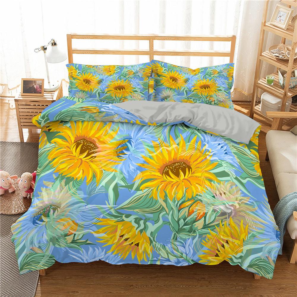 3D Printed Bedding Set Flowers Bedclothes Duvet Cover With Pillowcase Plant Bedding Set Soft Quilt Cover For Home Textiles EU Single(135*200cm)3pcs
3D Printed Bedding Set Flowers Bedclothes Duvet Cover With Pillowcase Plant Bedding Set Soft Quilt Cover For Home Textiles EU Single(135*200cm)3pcs