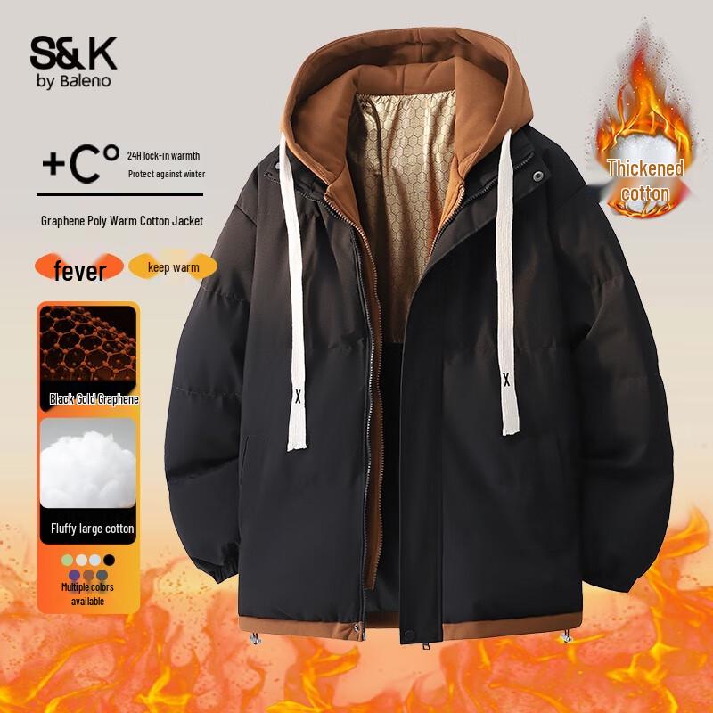 Baleno Men s S&K Faux Two-Piece Padded Jacket XL
Baleno Men s S&K Faux Two-Piece Padded Jacket XL