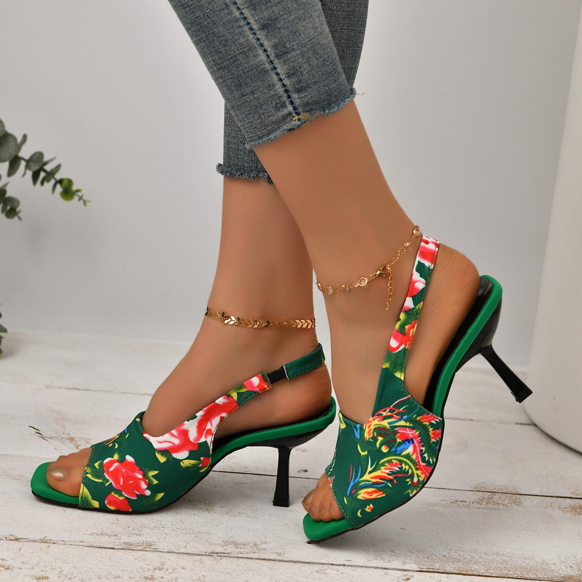 Flower fashion single shoes 22 spring new large size light mouth high heels stiletto sandals 43 зелений
Flower fashion single shoes 22 spring new large size light mouth high heels stiletto sandals 43 зелений