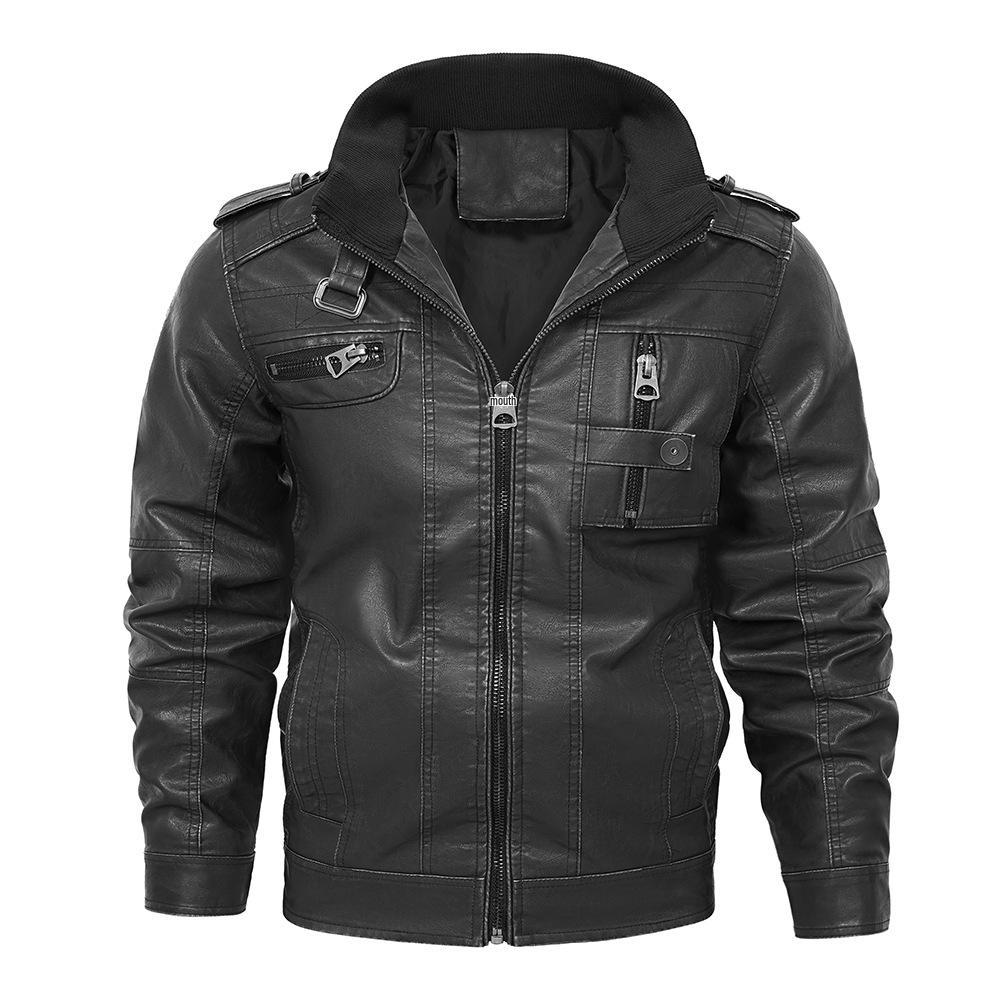 Men s European & American PU Leather Moto Jacket - Distressed Washed, Stand Collar, Autumn/Winter Style, European Fit. XL чорний
Men s European & American PU Leather Moto Jacket - Distressed Washed, Stand Collar, Autumn/Winter Style, European Fit. XL чорний