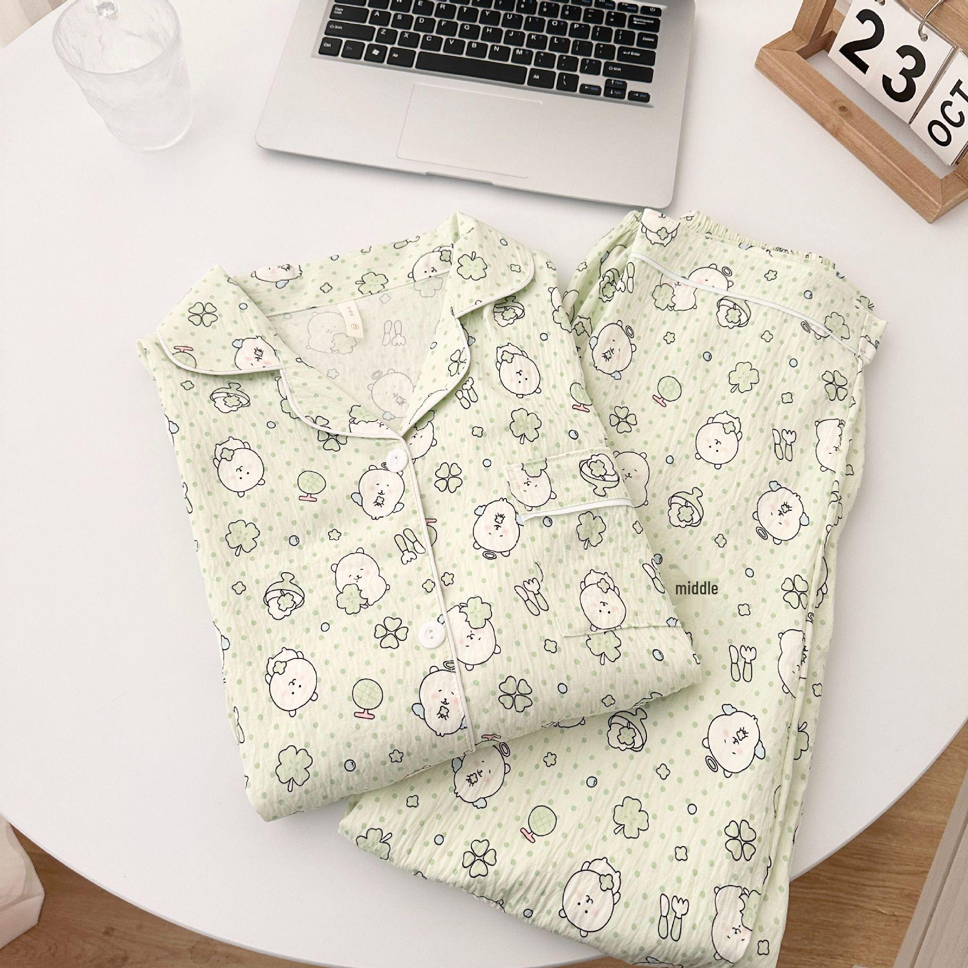 Cloud Cotton Bear Pajama Set - Women s Long Sleeve, High-End, Girly Home Wear for Spring & Autumn Extra Large
Cloud Cotton Bear Pajama Set - Women s Long Sleeve, High-End, Girly Home Wear for Spring & Autumn Extra Large