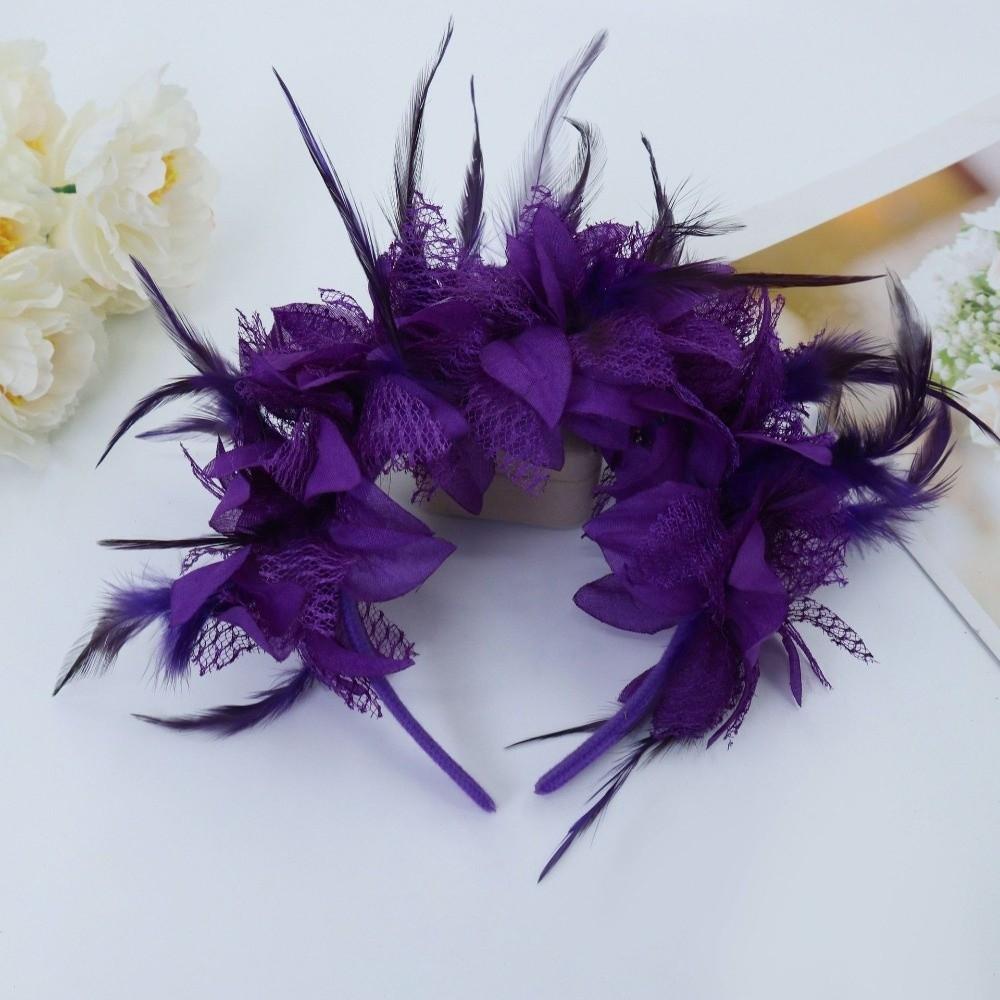 Feather Decoration Feather Flower Headband Floral Design Stylish Accessory Feather Hair Accessory Retro Style Cocktail Headband фіолетовий
Feather Decoration Feather Flower Headband Floral Design Stylish Accessory Feather Hair Accessory Retro Style Cocktail Headband фіолетовий